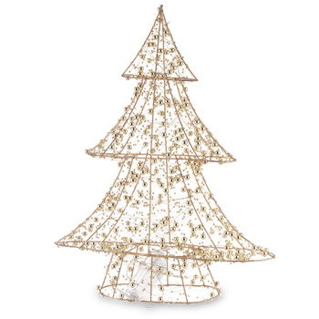 Figurka LED CHOINKA 146998 złoty 40cm