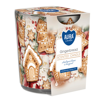 Świeca w szkle SN72s-23 Bispol - Gingerbread