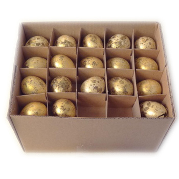 Jajka do dekoracji 208-100J złoty 3cm 60szt