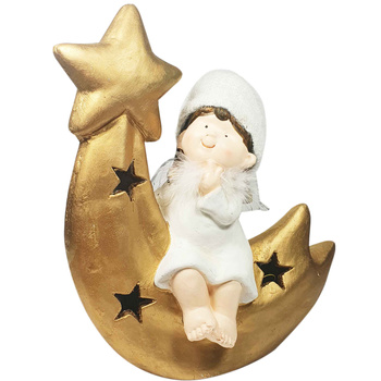 Figurka led 212187/GIRL ANIOŁ na księżycu 37x32cm