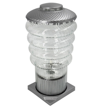 Znicz LED K-8474 LAMPION 4 srebrny (4szt)