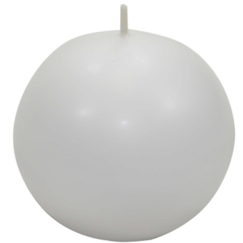 Świeca kula 80mm 039 biały