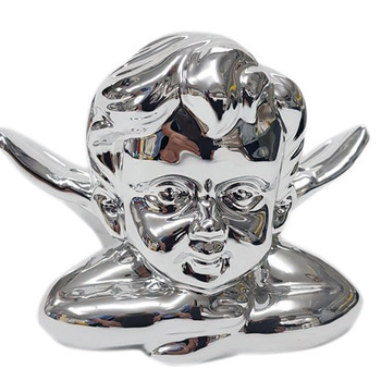 Figurka ANIOŁ 225886 srebrny 12,5x9cm