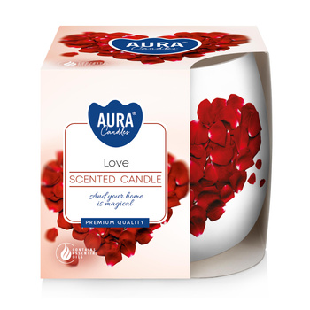 Świeca w szkle SN71s-05 Bispol - Love