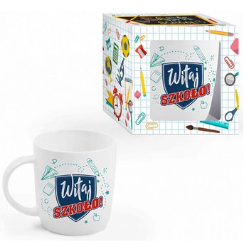 Kubek ceramiczny SZKOŁA NBC witaj szkoło 330ml