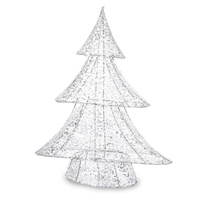 Figurka LED CHOINKA 173537 srebrny 40cm