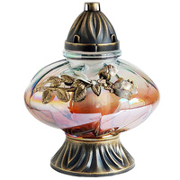 Znicz mały SUŁTAN RÓŻA L-6630 złoty (2szt)