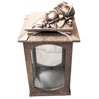 Znicz K-9624 KATEDRA żywica złoty  (4szt)