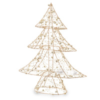 Figurka LED CHOINKA 146996 złoty 35cm