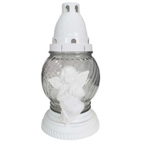 Znicz K-6982 ANIOŁ biały (8szt)