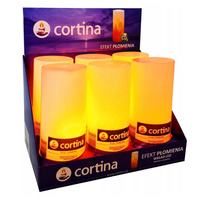 Świeca LED z efektem płomienia 6szt 1/18/WZP