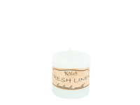 Świeca pieńkowa rustic 60/65 fresh linen