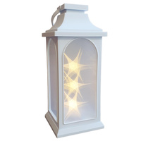 Latarnia plastikowa LED 2010B-J biały 30cm