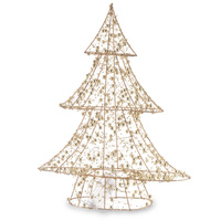 Figurka LED CHOINKA 146998 złoty 40cm