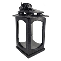 Znicz K-9617 KATEDRA żywica czarny (4szt)