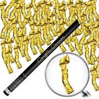 Tuba z serpentynami TUKSE80-019M złoty 80cm