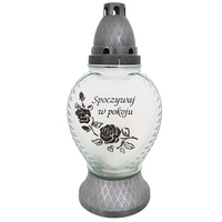Znicz K-7552 SERCE spoczywaj w pokoju (8szt)