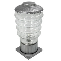 Znicz LED K-8474 LAMPION 4 srebrny (4szt)