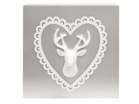 Szkatułka renifer kwadrat 15cm 110507