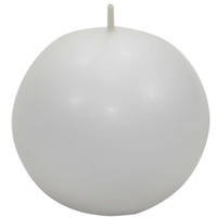Świeca kula 80mm 039 biały