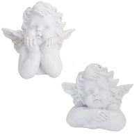 Figurka ANIOŁ AT5-146457 biały myślący mix 6,5cm