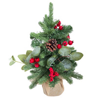 Drzewko sztuczne 27376 z ozdobami w worku 40cm