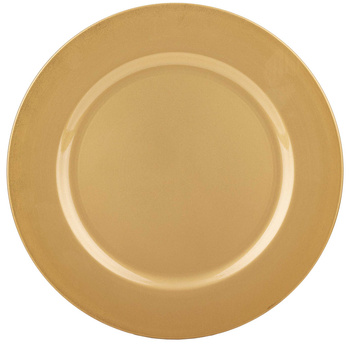 Podstawka dekoracyjna 27228 koło złoty 33cm