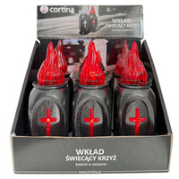 Wkład LED 5/24/WLC VASO 6szt czerwony 16cm