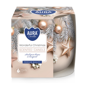 Świeca w szkle SN71s-52 Bispol - Wonderful Christm