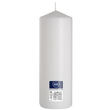 Świeca pieńkowa 250/80 biały 090 Bispol