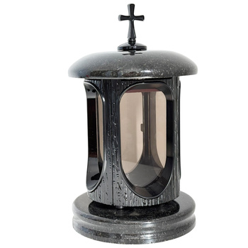 Znicz GRANIT kapliczka 27152 czarny (1szt)