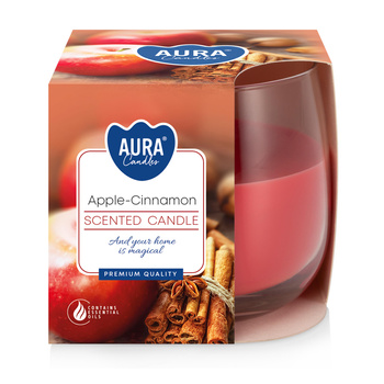 Świeca w szkle SN71-87 Bispol - Apple-Cinnamon