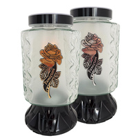 Znicz SOLAR K-8573 RÓŻA satyna mix (4szt)