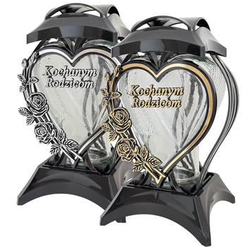 Znicz K-9389 SERCE Kochanym rodzicom mix (3szt)