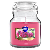 Świeca w szkle SND71-157 Bispol - Peony