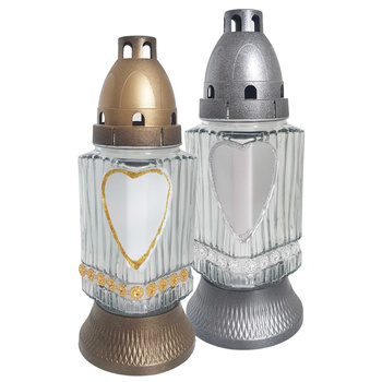 Znicz K-7453 SERCE cyrkonia mix (10szt)