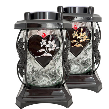 Znicz SOLAR K-8559 SERCE kapliczka mix (4szt)