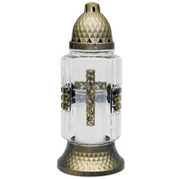 Znicz K-9174 KRZYŻ złoty (6szt)