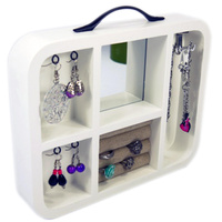 Szkatułka na biżuterię MSV102 biały