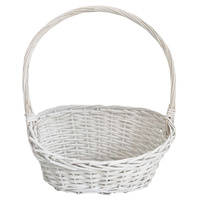 Kosz prezentowy ŚREDNI LH98002S WHITE 45x27x35cm