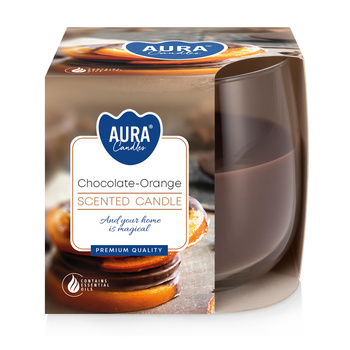 Świeca w szkle SN71-340 Bispol - Chocolate orange