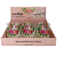 Świeca LED pamiętamy 4/24/JFN 6szt 10x7,5cm