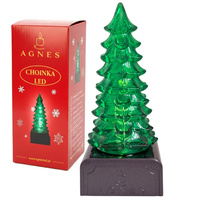 Świeca LED AGNES choinka zielony 15x6,5cm